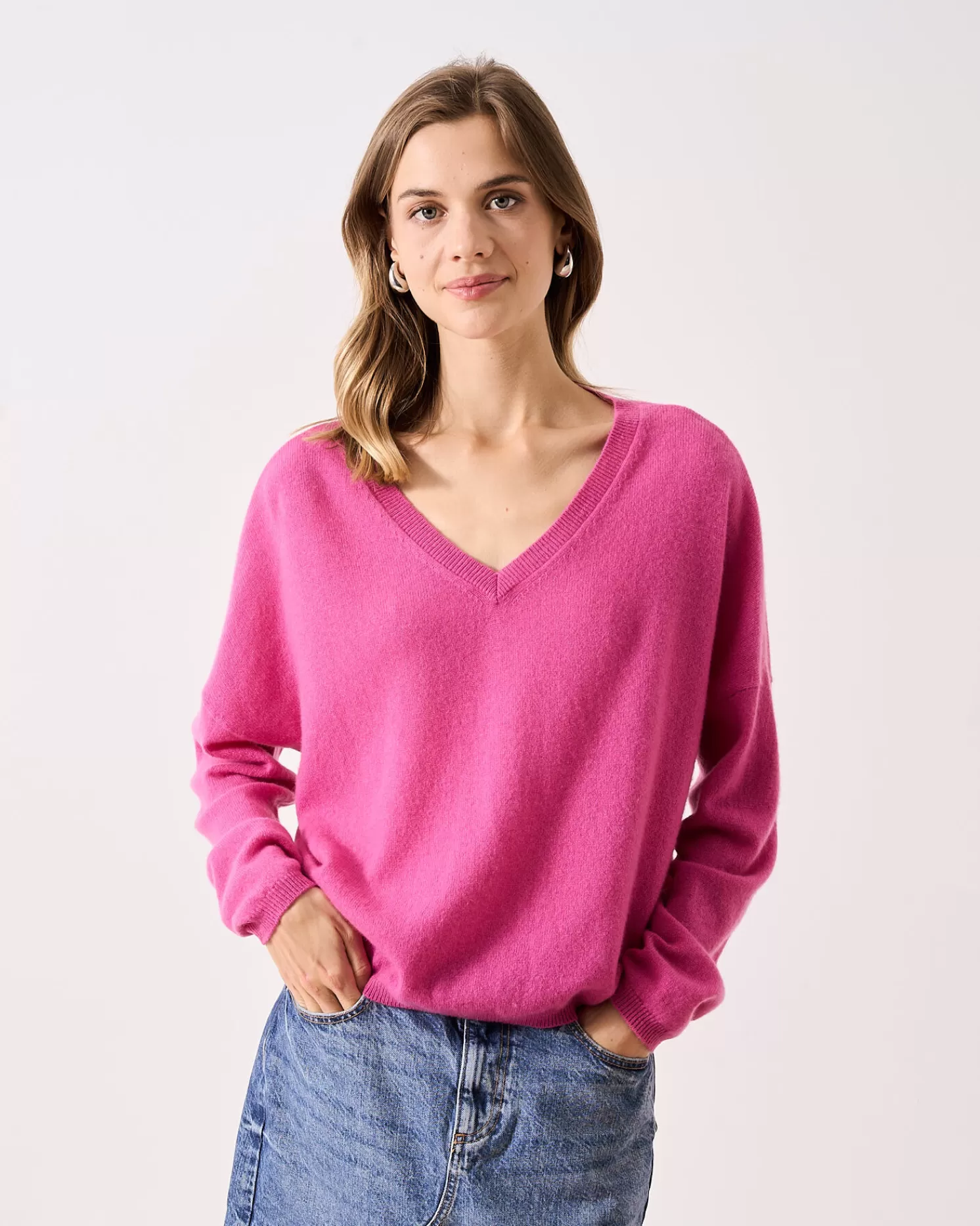 Absolut Cashmere Alicia<DAMES V-Hals | 100% Kasjmier