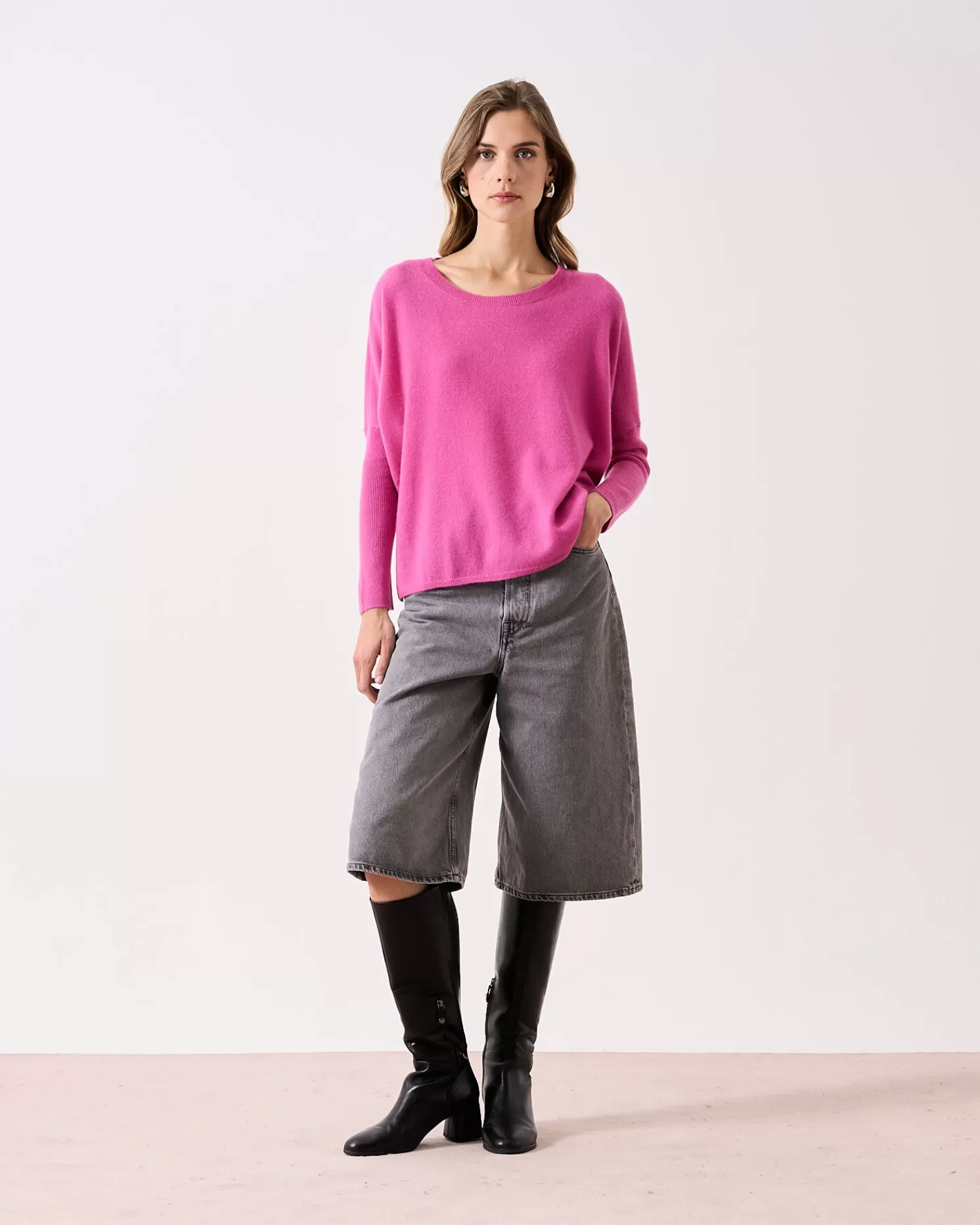 Absolut Cashmere Astrid<DAMES Ronde Hals | Poncho'S