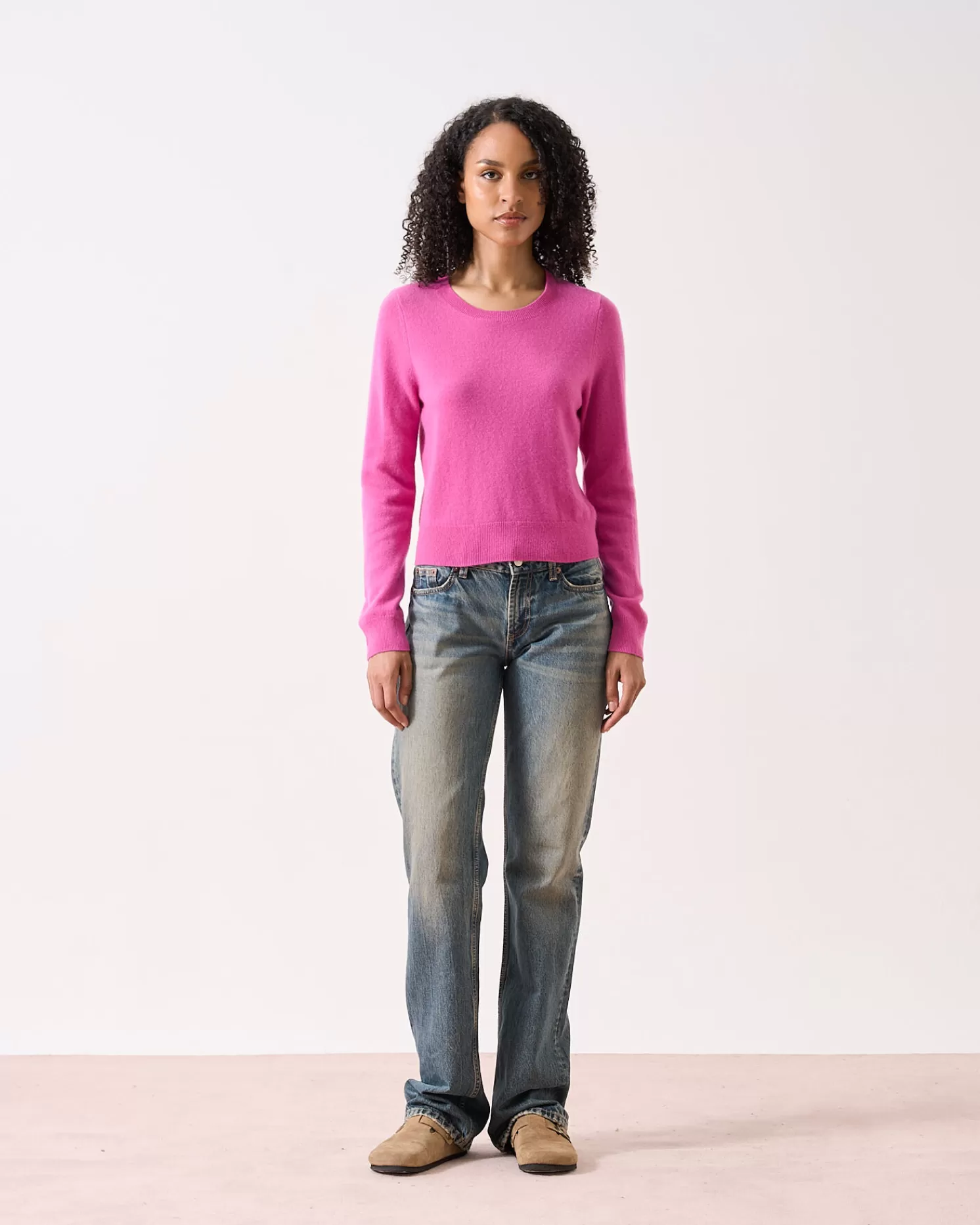 Absolut Cashmere Carlie<DAMES Ronde Hals | 100% Kasjmier