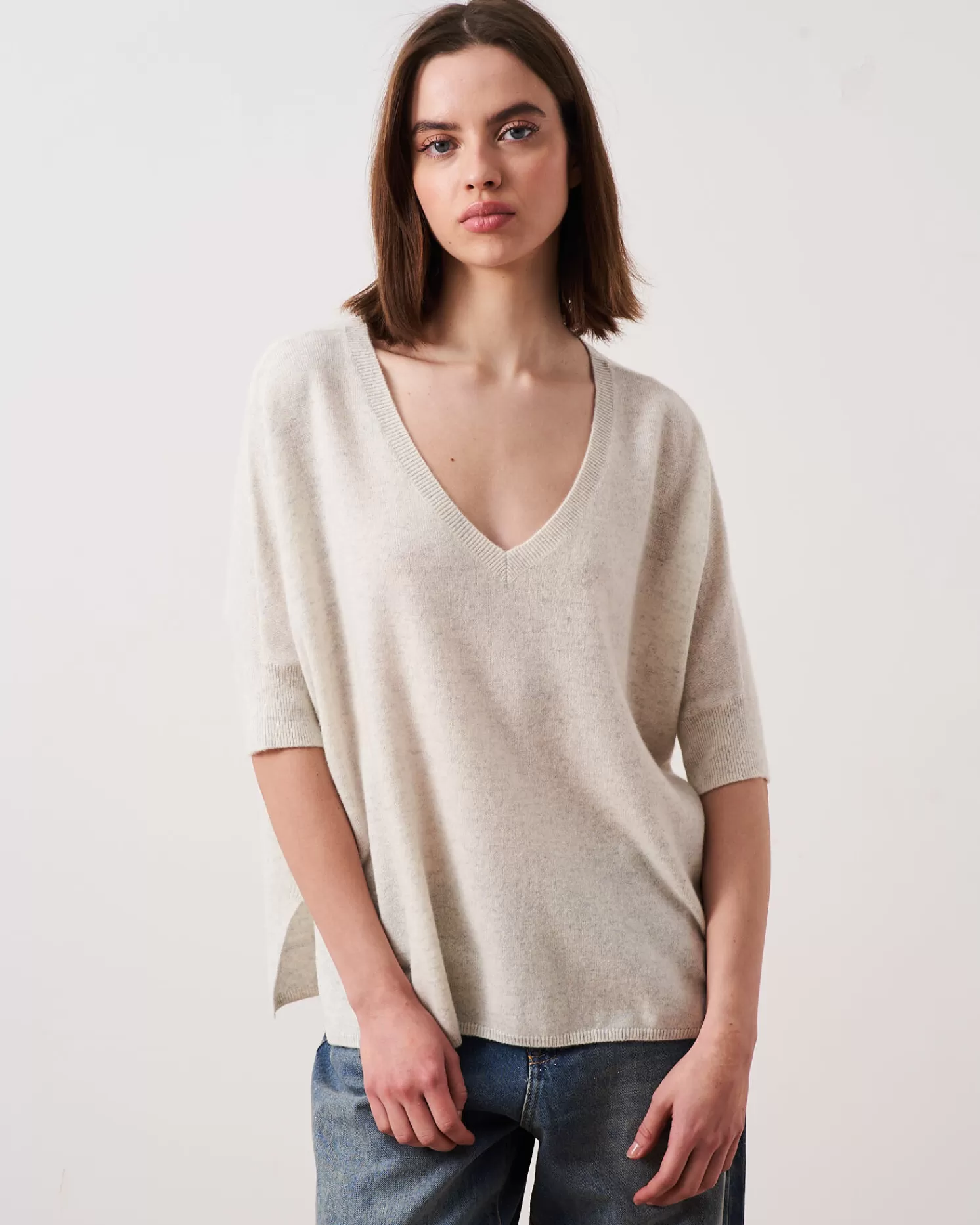 Absolut Cashmere Kate<DAMES V-Hals | 100% Kasjmier