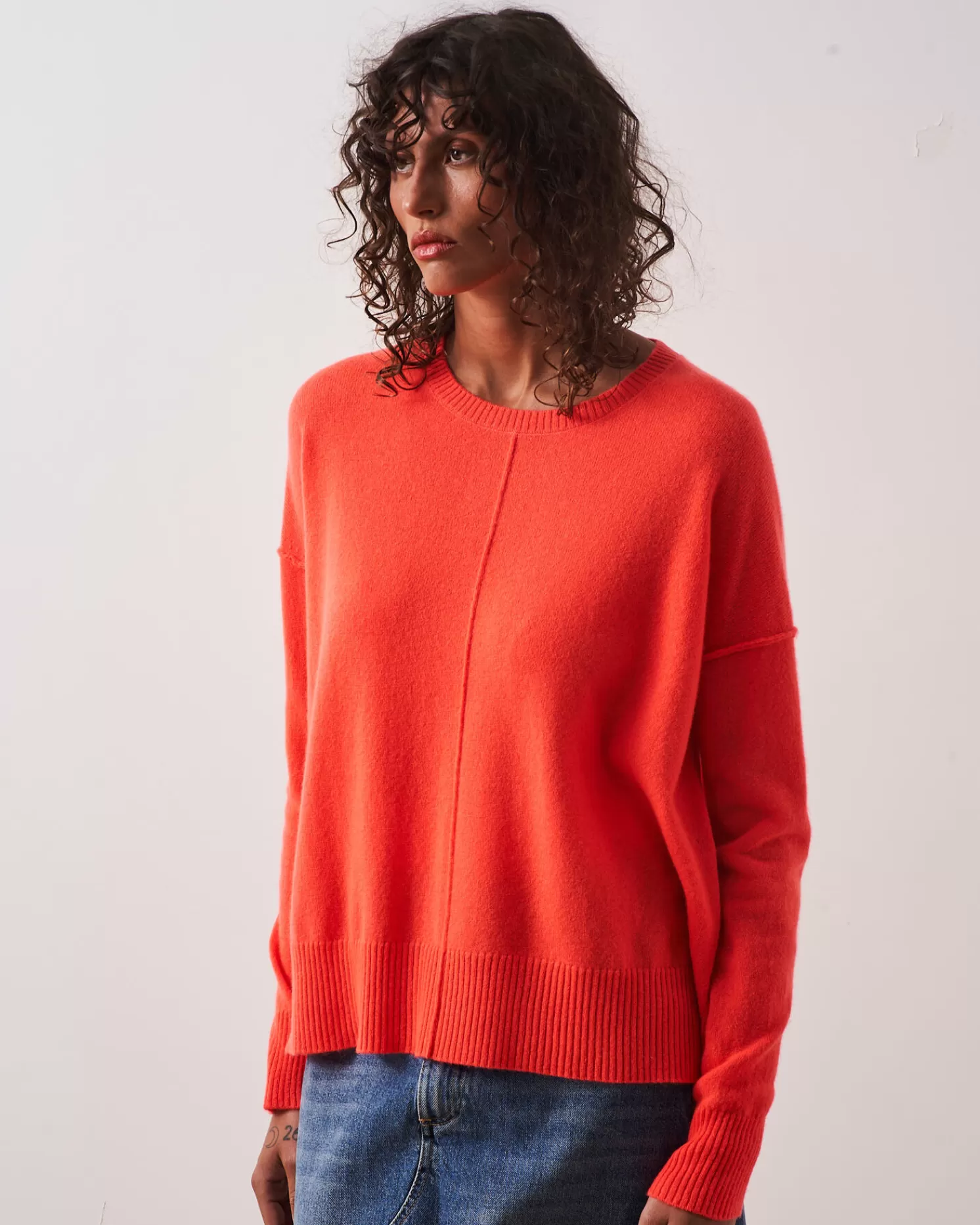 Absolut Cashmere Kenza<DAMES Ronde Hals | 100% Kasjmier