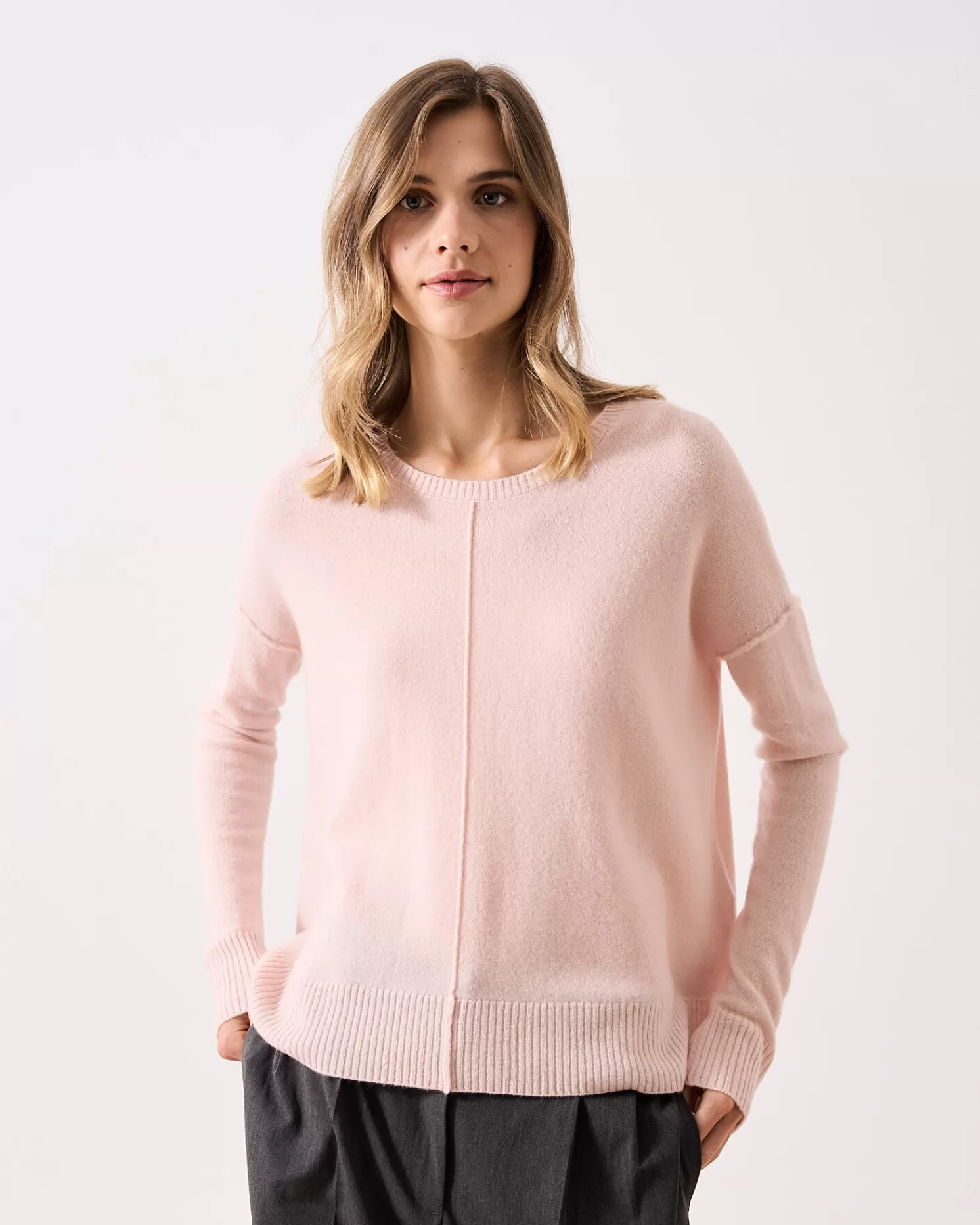 Absolut Cashmere Kenza<DAMES Ronde Hals | 100% Kasjmier